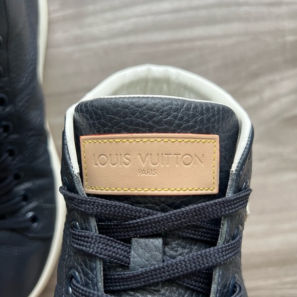 Louis Vuitton Tattoo Navy Blue LV Monogram High Size 9.5 Mens (LV 7.5) - Picture 7 of 11